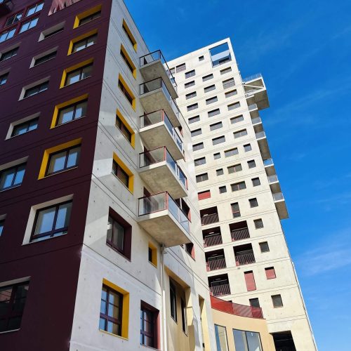Immeuble neuf d'habitation